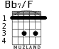 Bb7/F for guitar