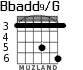 Bbadd9/G for guitar