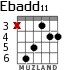 Ebadd11 for guitar
