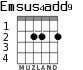 Emsus4add9 for guitar