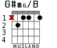 G#m6/B for guitar