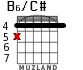 B6/C# for guitar