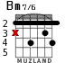 Bm7/6 for guitar