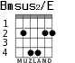 Bmsus2/E for guitar