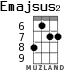 Emajsus2 for ukulele