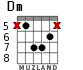 Dm for guitar - option 4
