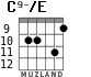 C9-/E for guitar - option 2