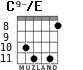 C9-/E for guitar - option 4