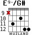 E9-/G# for guitar - option 4