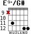 E9+/G# for guitar - option 5