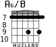 A6/B for guitar - option 3