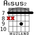 A6sus2 for guitar - option 6