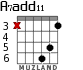 A7add11 for guitar - option 2
