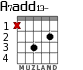 A7add13- for guitar - option 2