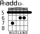 A7add13- for guitar - option 7