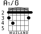 A7/G for guitar - option 2