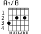 A7/G for guitar - option 1