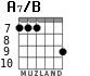 A7/B for guitar - option 2
