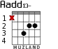 Aadd13- for guitar - option 2