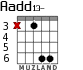 Aadd13- for guitar - option 4