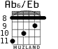Ab6/Eb for guitar - option 4