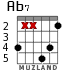 Ab7 for guitar - option 3