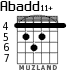 Abadd11+ for guitar - option 4