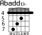 Abadd13- for guitar - option 2