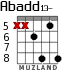 Abadd13- for guitar - option 4