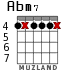 Abm7 for guitar - option 3