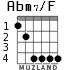 Abm7/F for guitar - option 2
