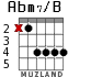Abm7/B for guitar - option 2