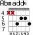 Abmadd9 for guitar - option 5