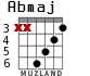 Abmaj for guitar