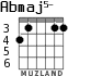 Abmaj5- for guitar - option 2