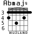 Abmaj9 for guitar