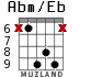 Abm/Eb for guitar - option 5
