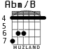 Abm/B for guitar - option 4