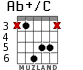 Ab+/C for guitar - option 3