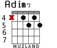 Adim7 for guitar - option 4