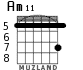 Am11 for guitar - option 1