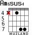 Am6sus4 for guitar - option 5