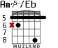Am75-/Eb for guitar - option 2