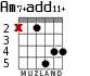 Am7+add11+ for guitar - option 2