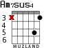 Am7sus4 for guitar - option 4