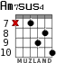 Am7sus4 for guitar - option 9