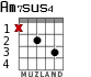 Am7sus4 for guitar - option 1