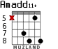 Amadd11+ for guitar - option 4