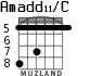 Amadd11/C for guitar - option 6