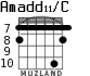 Amadd11/C for guitar - option 7